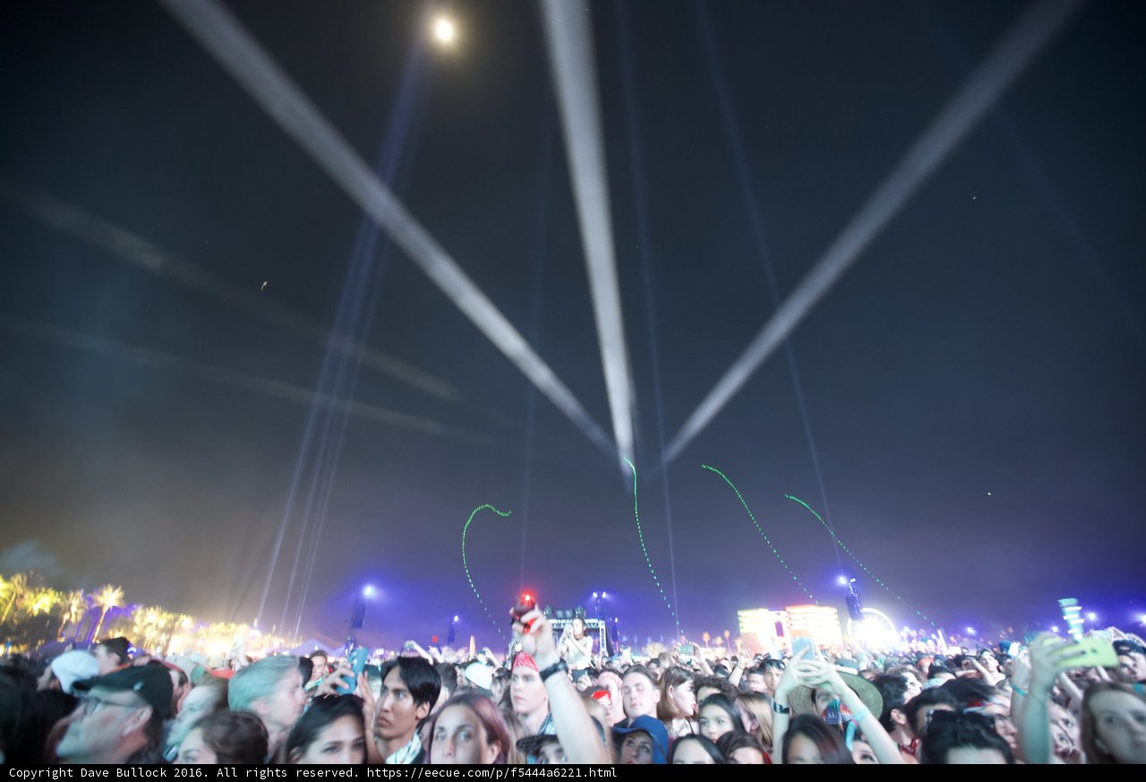 Lights, music, and a sea of people at Coachella