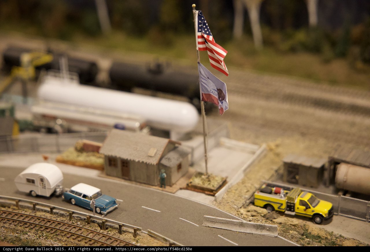 Miniature Americana at the Crocker Model Train Club