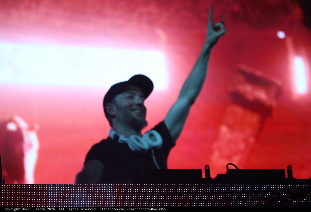 DJ Raises Hand at Wobbleland Festival 2026