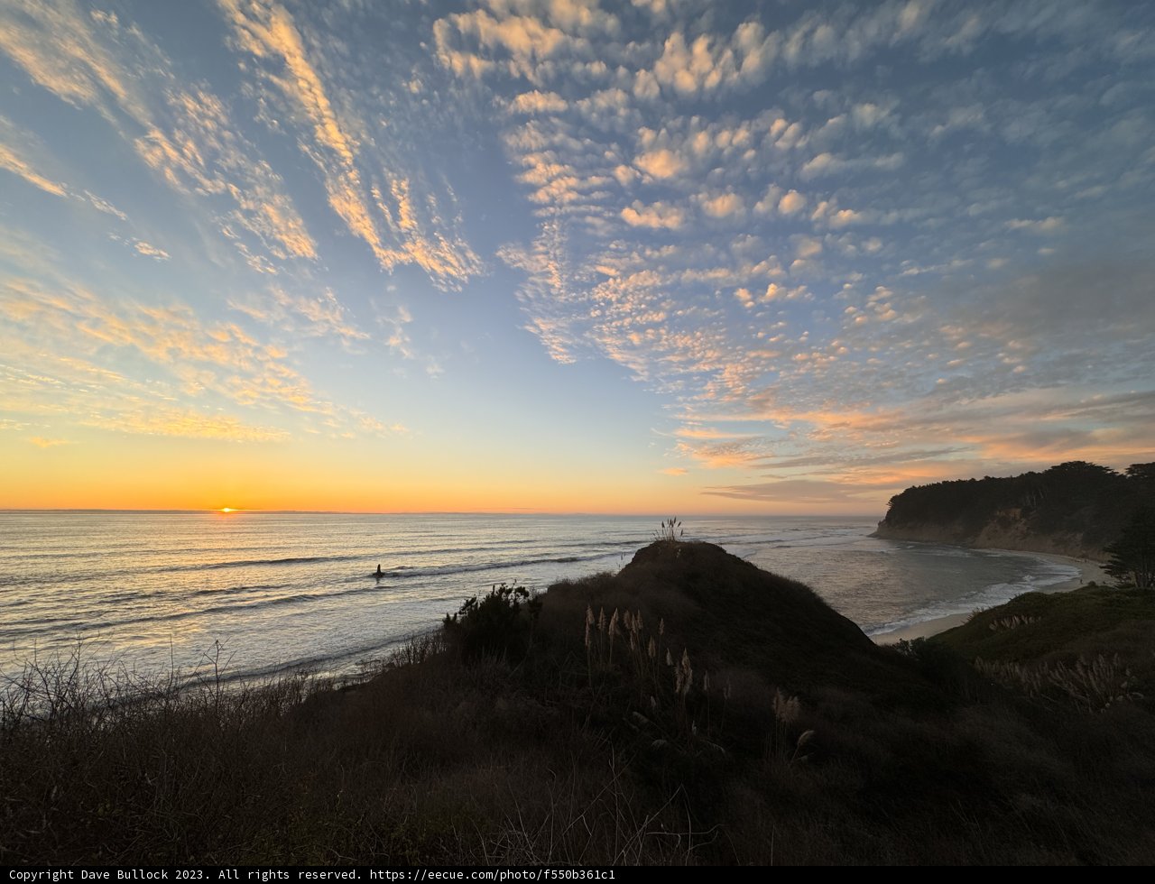 Golden Twilight at Moss Beach, California