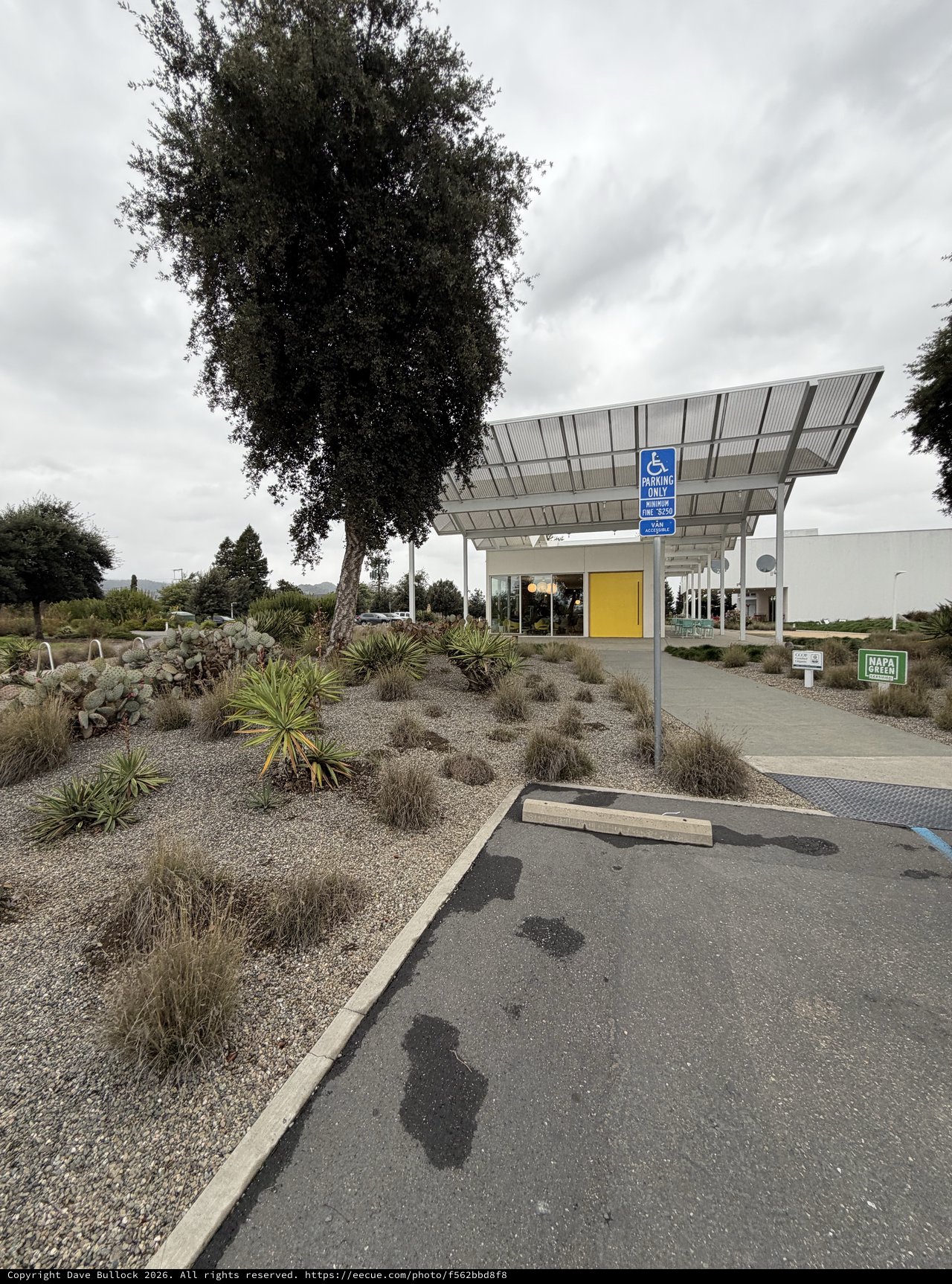 Modern Sustainable Architecture at Ashes and Diamonds Entrance