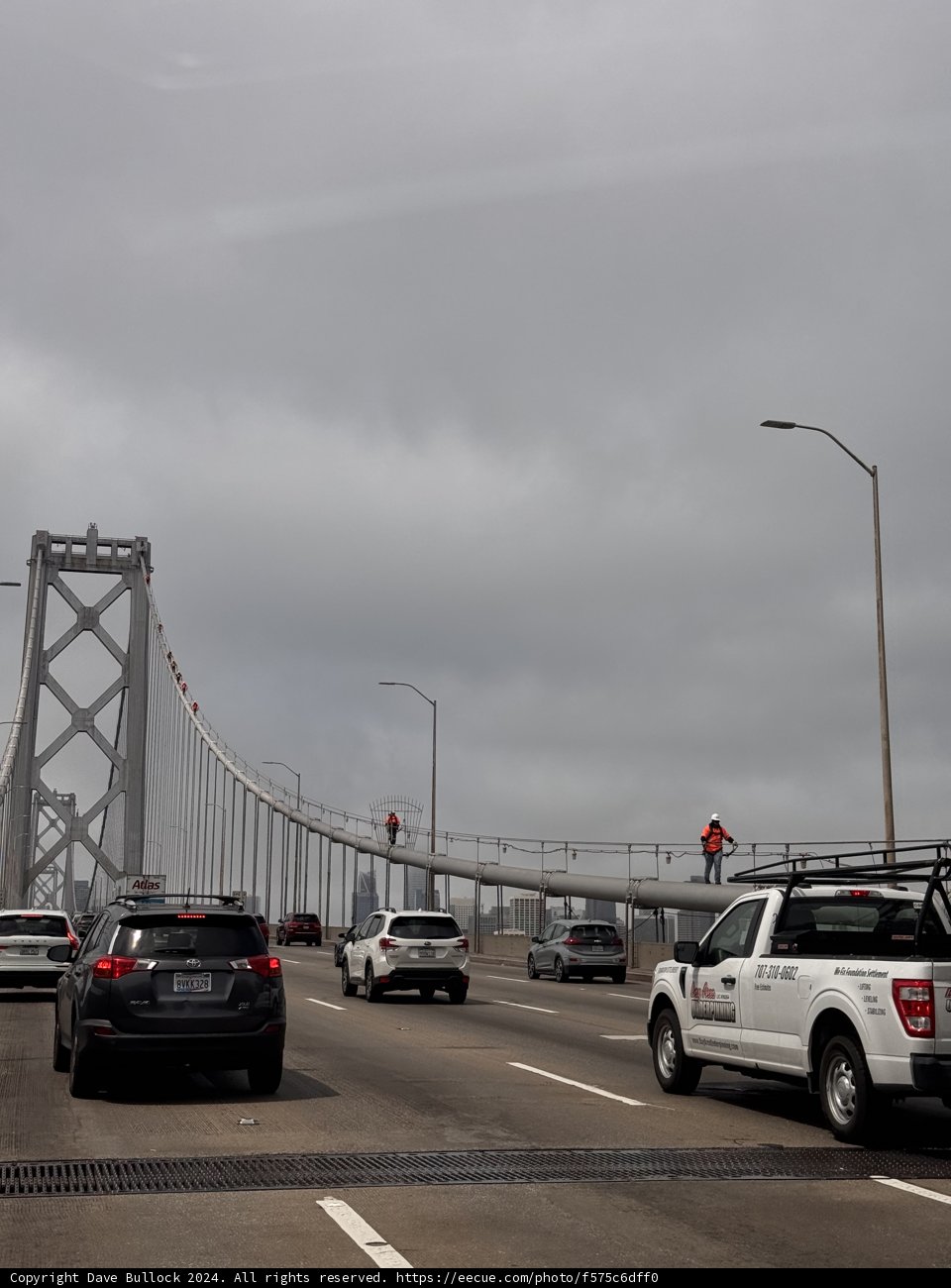 Busy Morning on the Bay Bridge