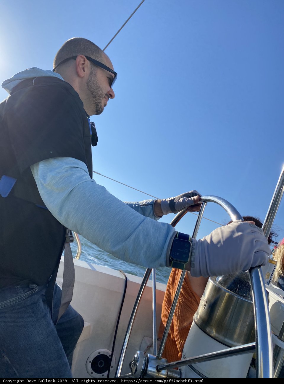 Captain Dave B navigating the San Francisco Bay