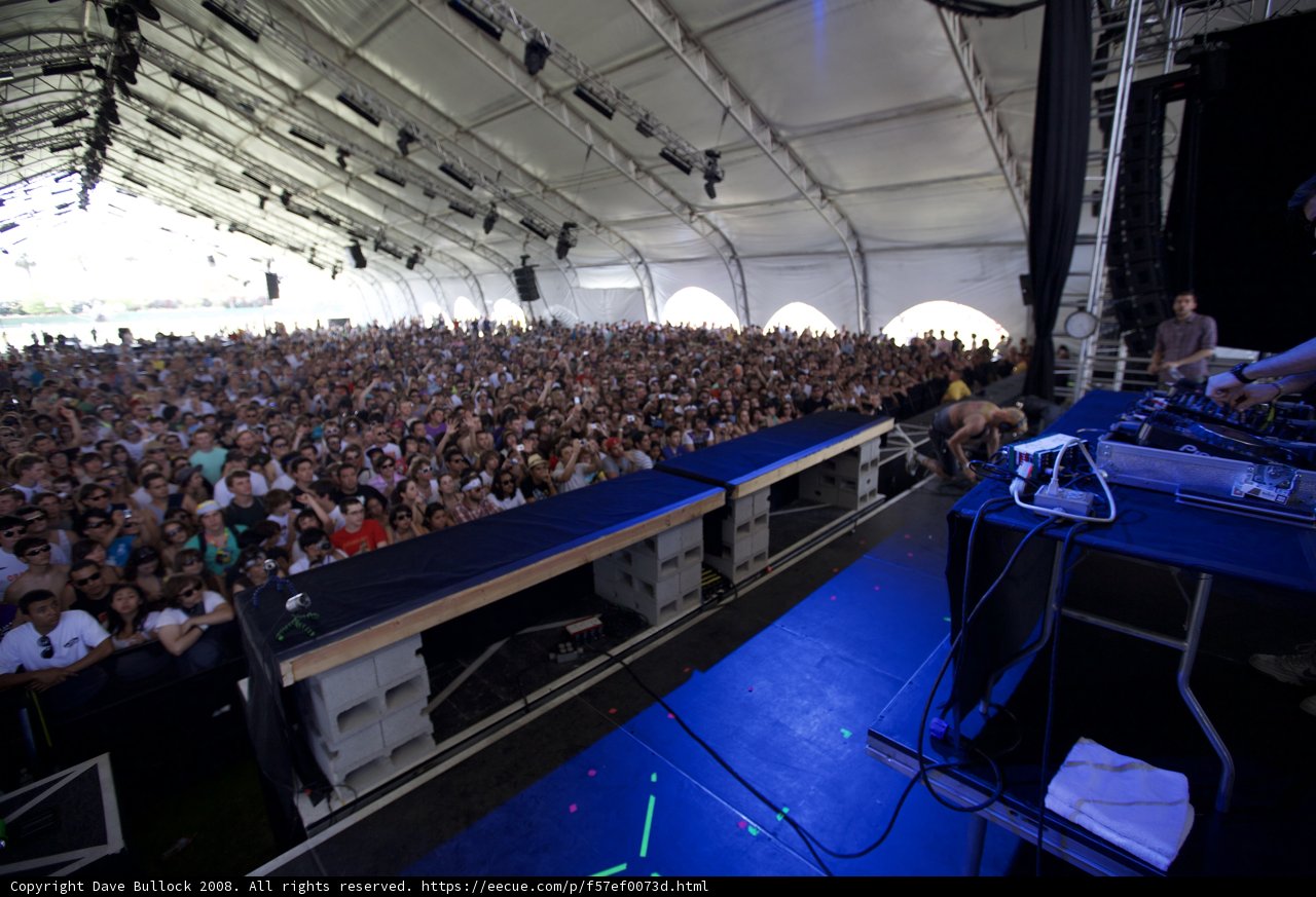 The Massive Crowd at Coachella Concert