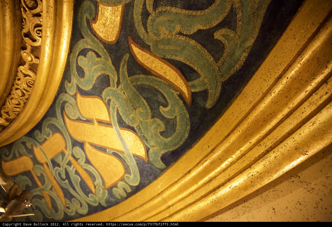 Opulence of the Altar Ceiling