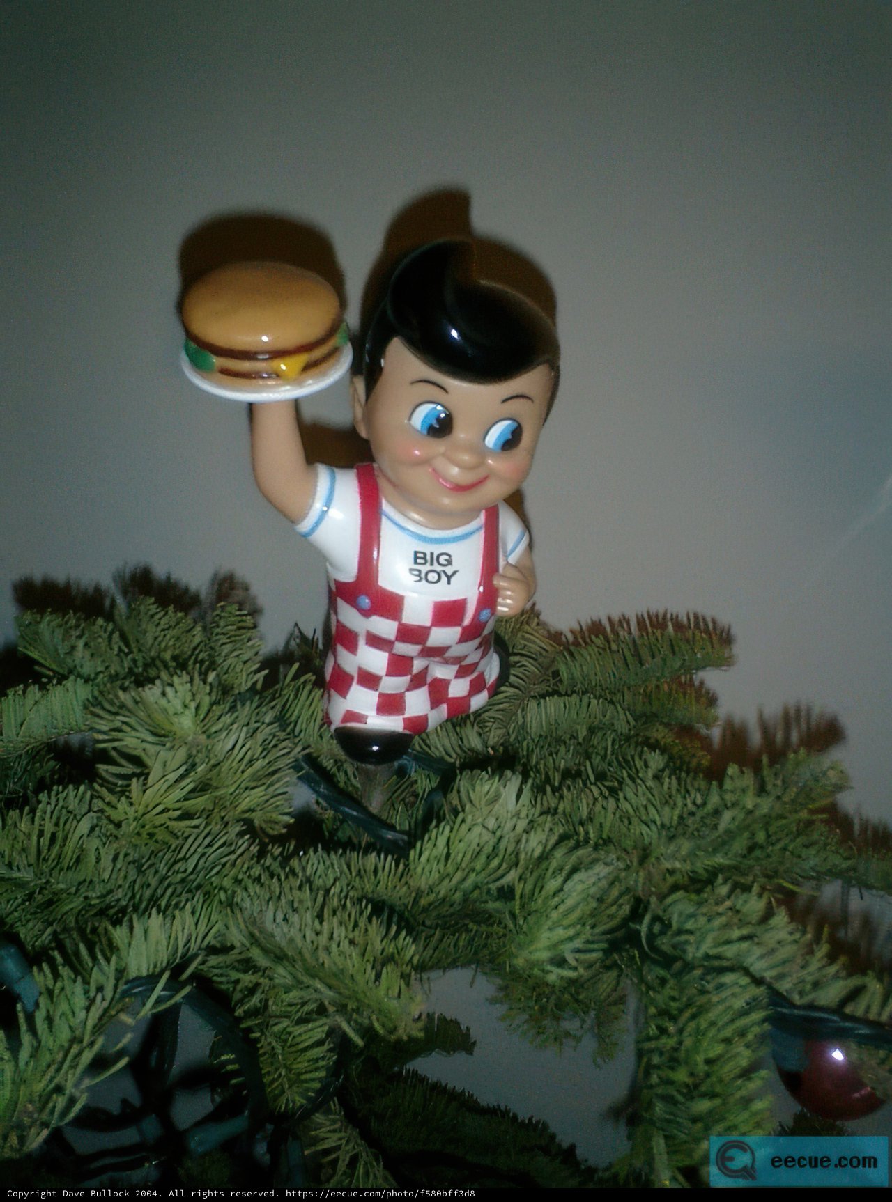 Burger Boy atop the Tree