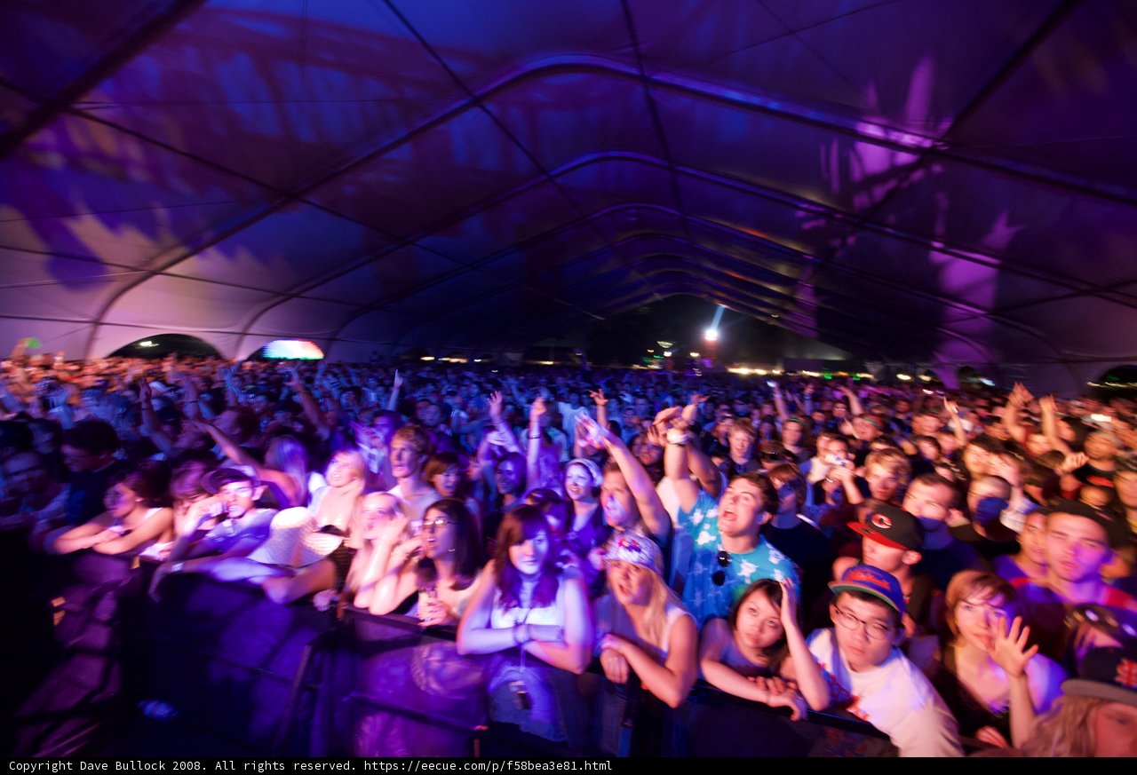 Urban Nightlife Concert Crowd