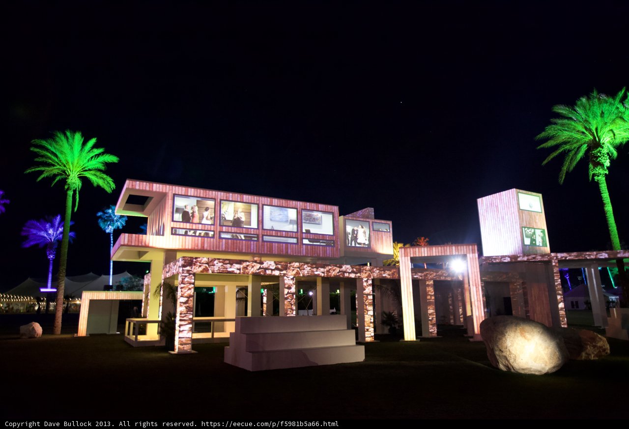 Glowing Palm Tree Villa