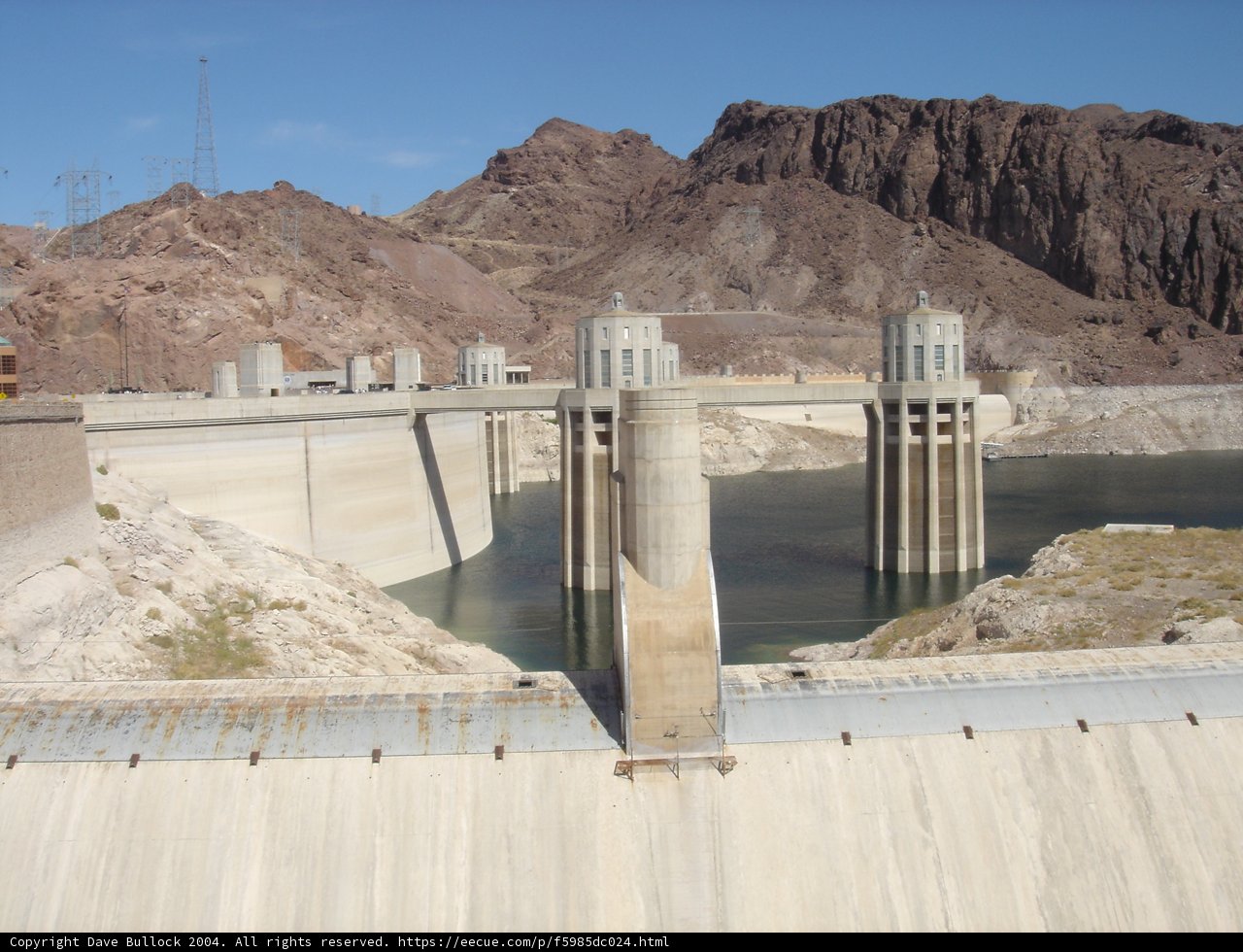 The Majestic Hoover Dam in the Desert