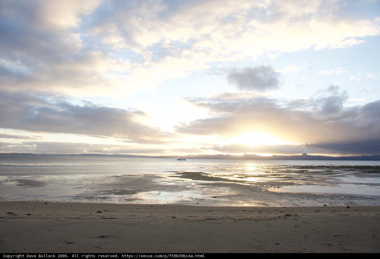 Serene Beach Sunset