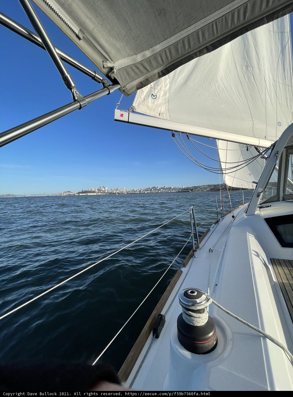 Sailing into the San Francisco Skyline