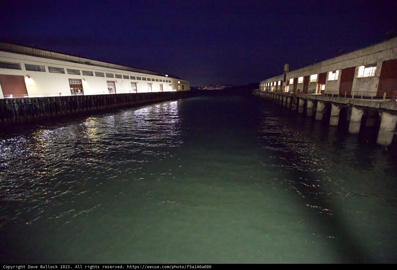 Twilight Waterfront Serenity at Fort Mason