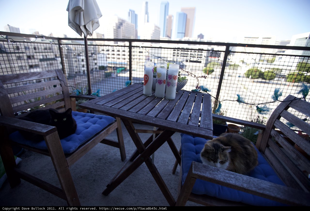 Cityscape Balcony Retreat