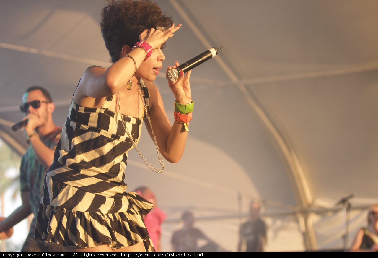 Coachella Singer Stripes a Chord