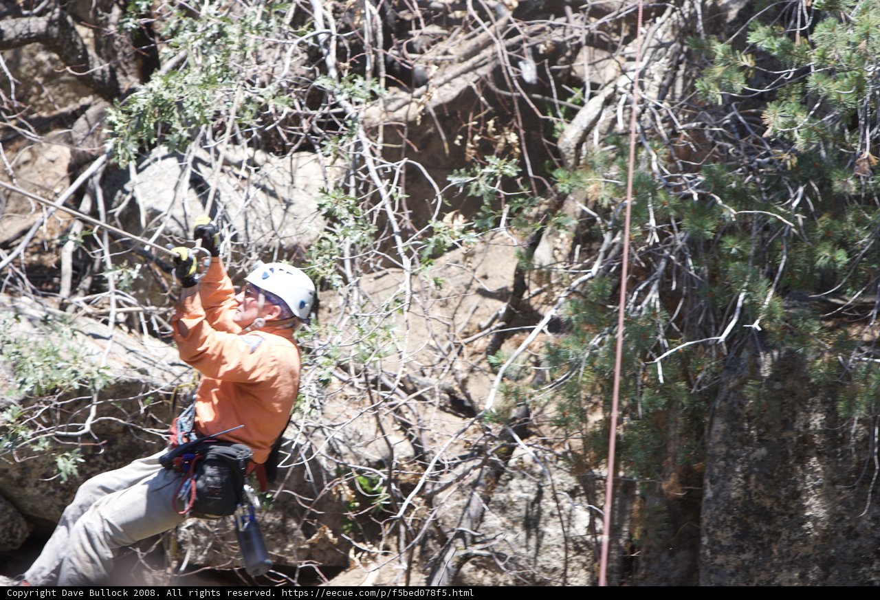 Highlining with a Hardhat
