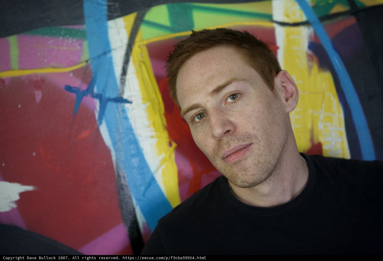 Colorful Wall Portrait