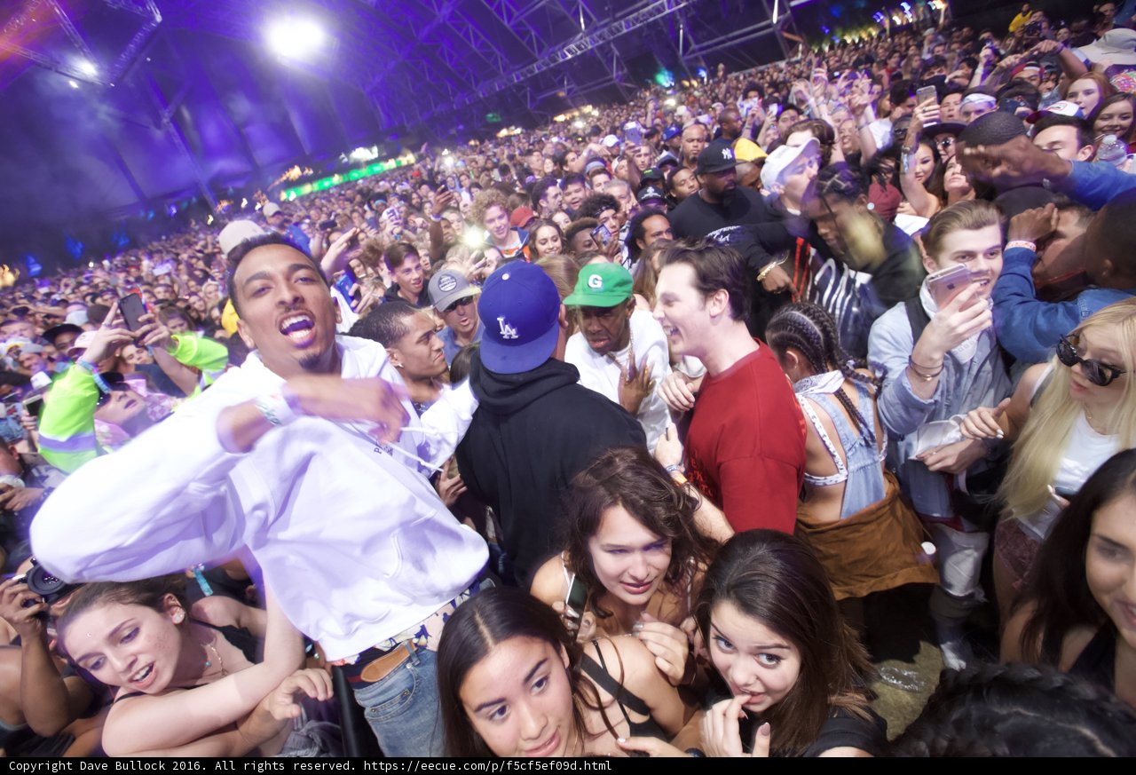 Urban Crowd at Coachella Music Festival