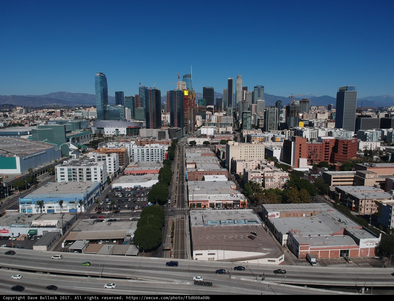 Captivating Cityscape: Aerial View of Los Angeles