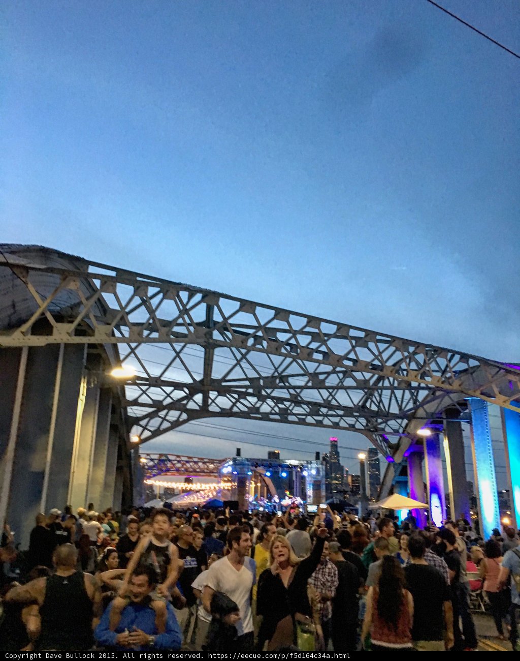 Under the Bridge at Dusk