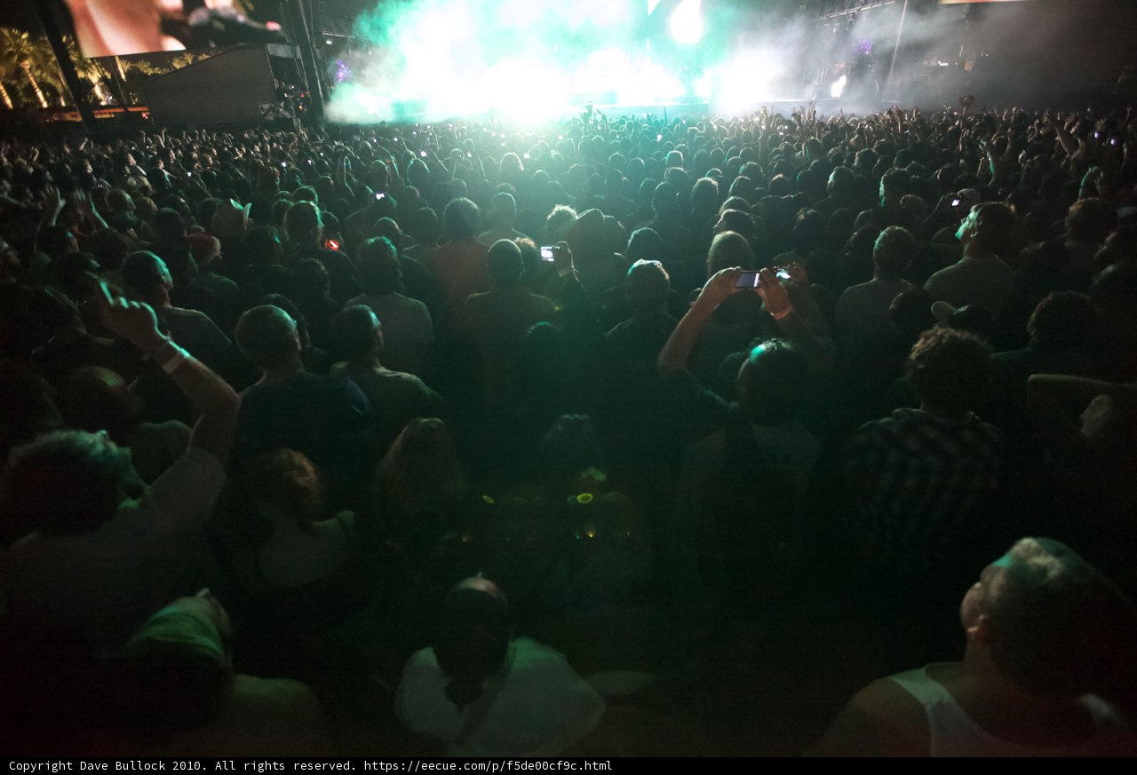 Green Lights Rock Coachella Concert