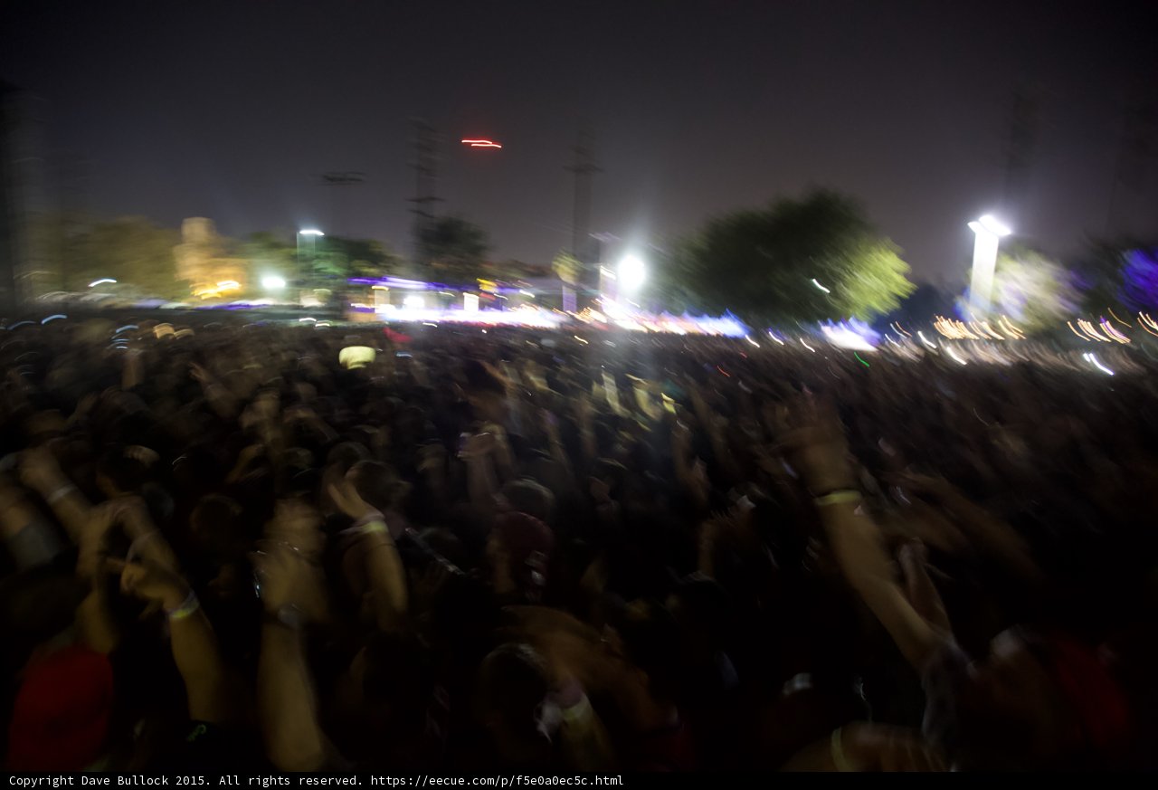 Motion Blur Crowd Panorama