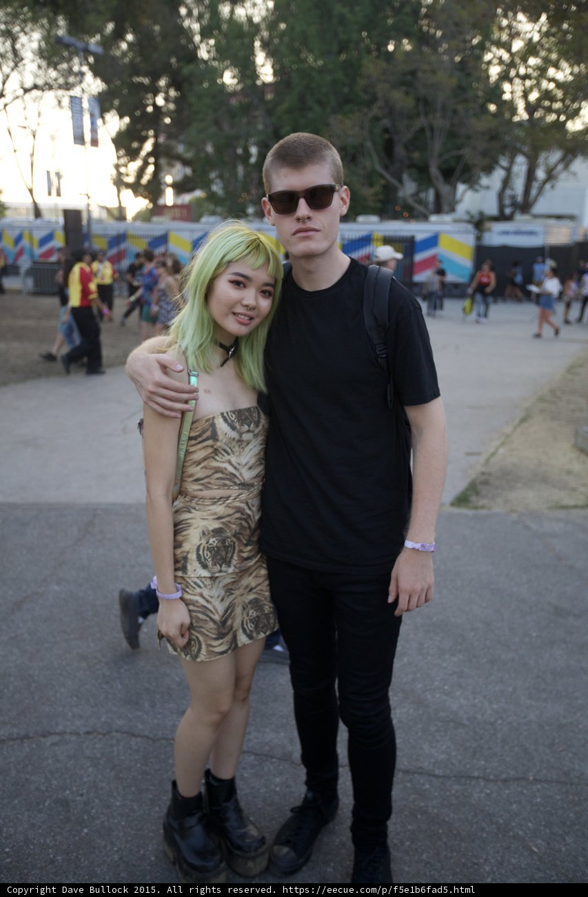 Green Hair Couple