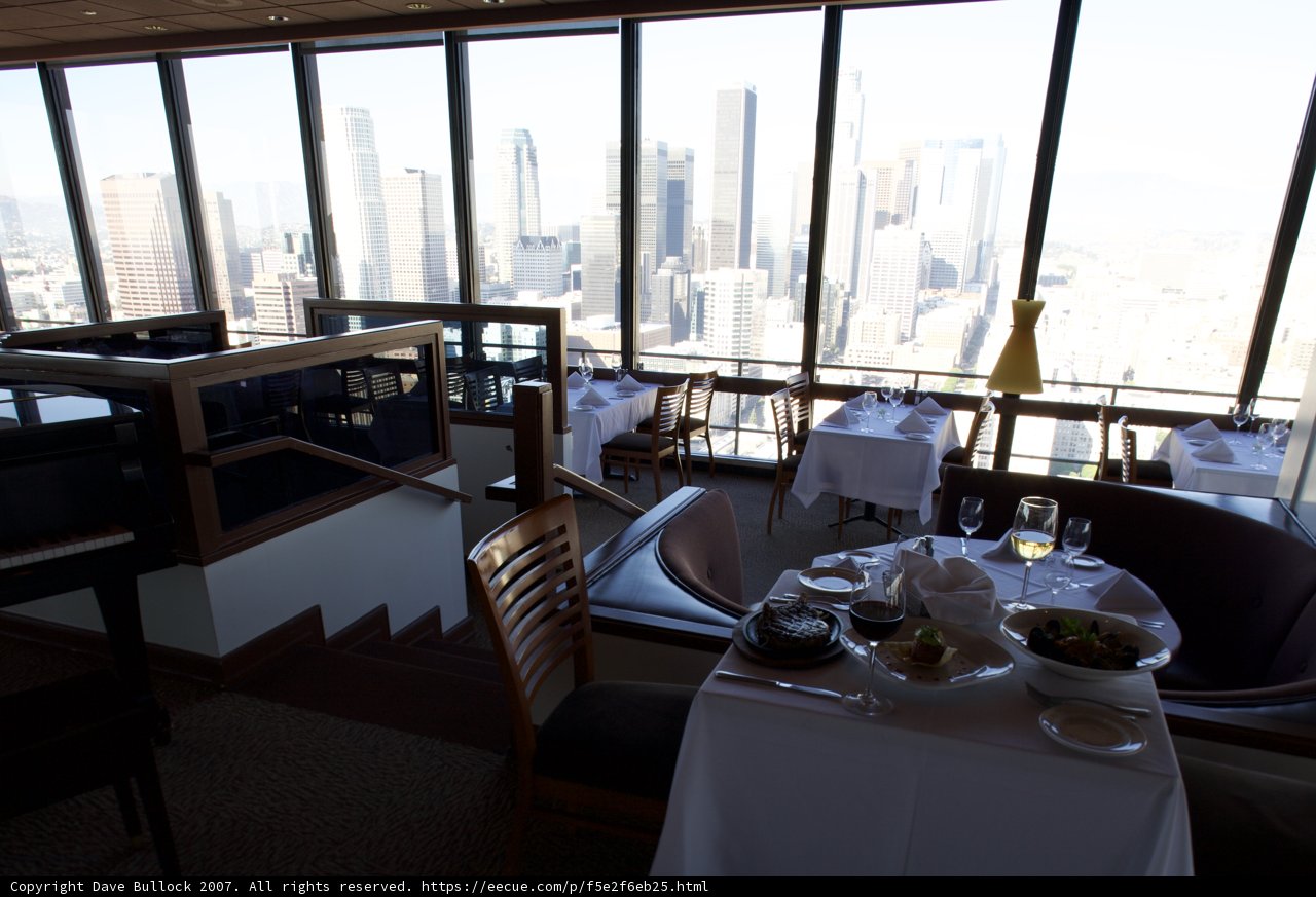 Stunning Cityscape Views from the Restaurant