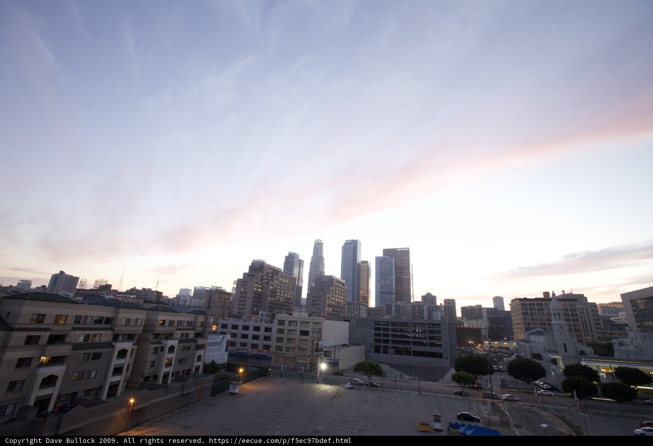 Sunset over the Urban Metropolis