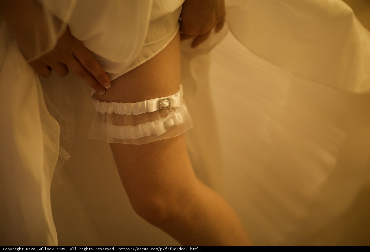 Bridal Garter Peek