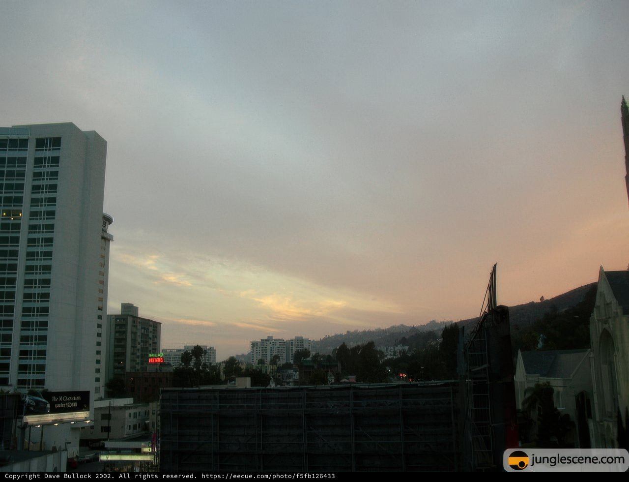 Urban Sunset Skyline