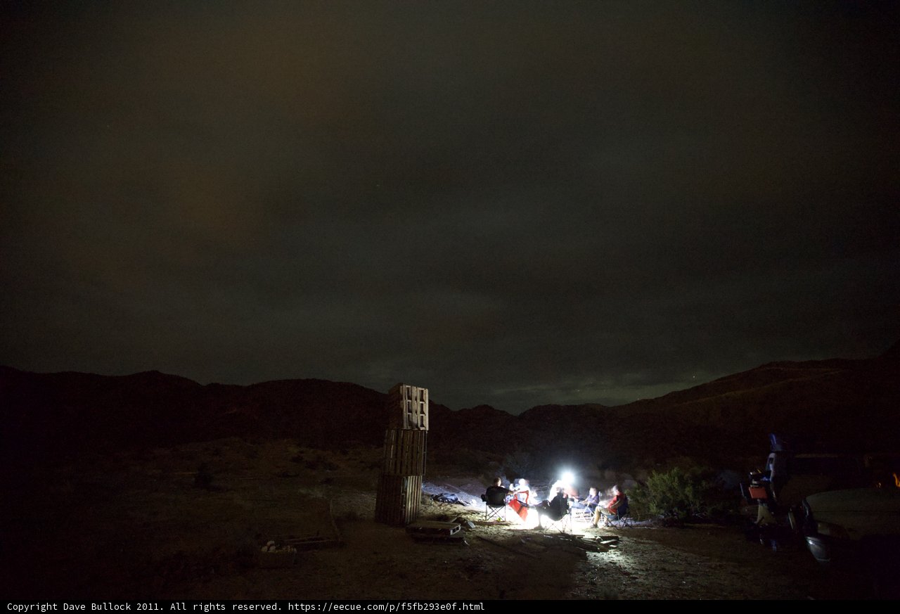 Desert Bonfire Night