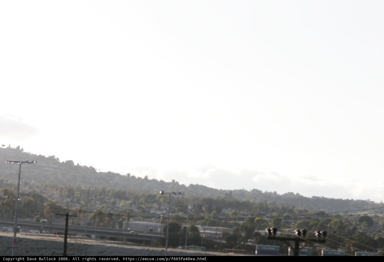 Aerial View of a City and Mountain