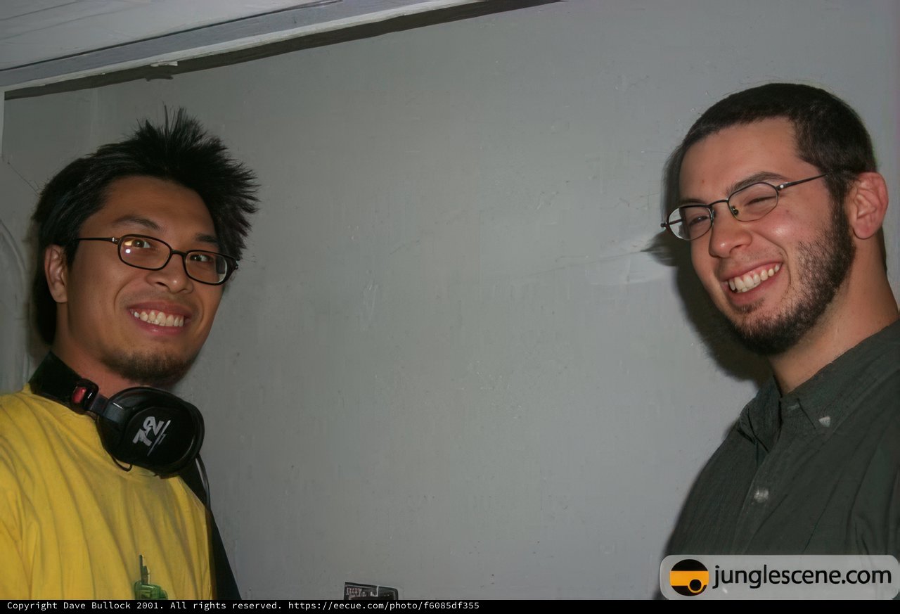 Two Smiling Men on JungleScene Radio