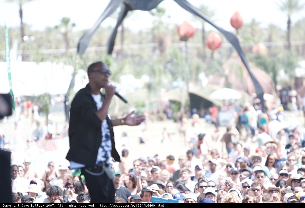 On Stage at Coachella