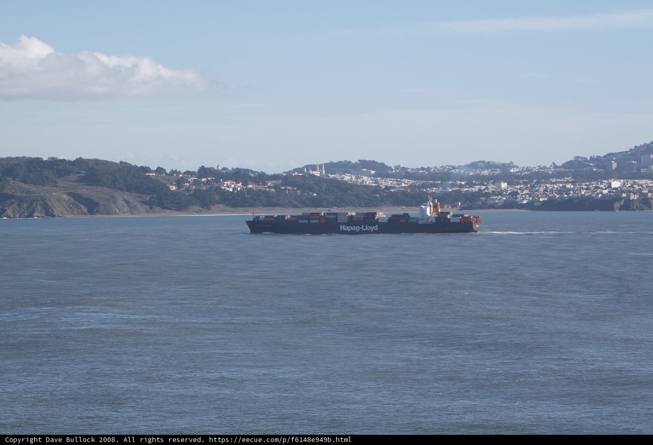 Cargo Ship on the Lake