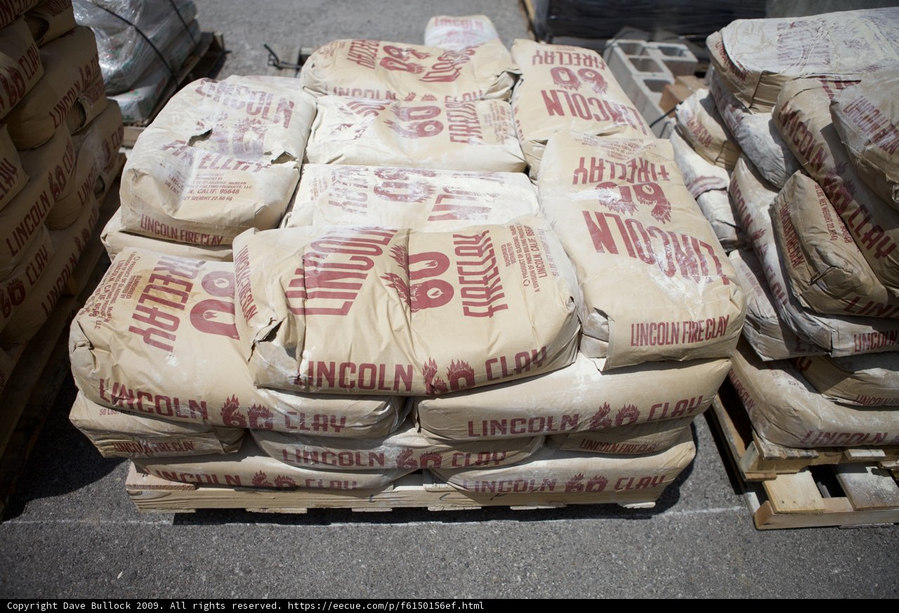 A Pile of Cement Bags Ready for Delivery