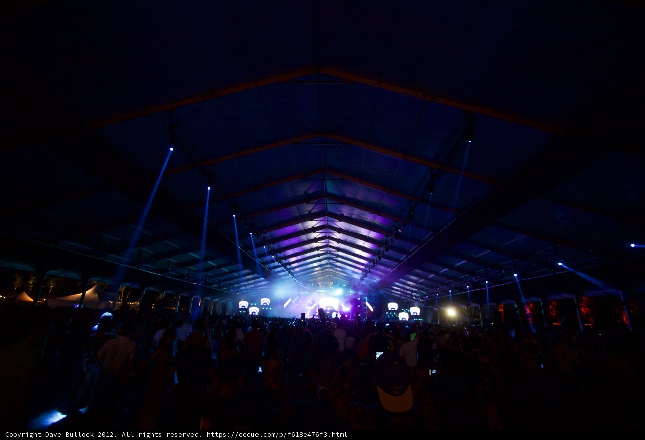 Massive Crowd at Coachella Music Festival
