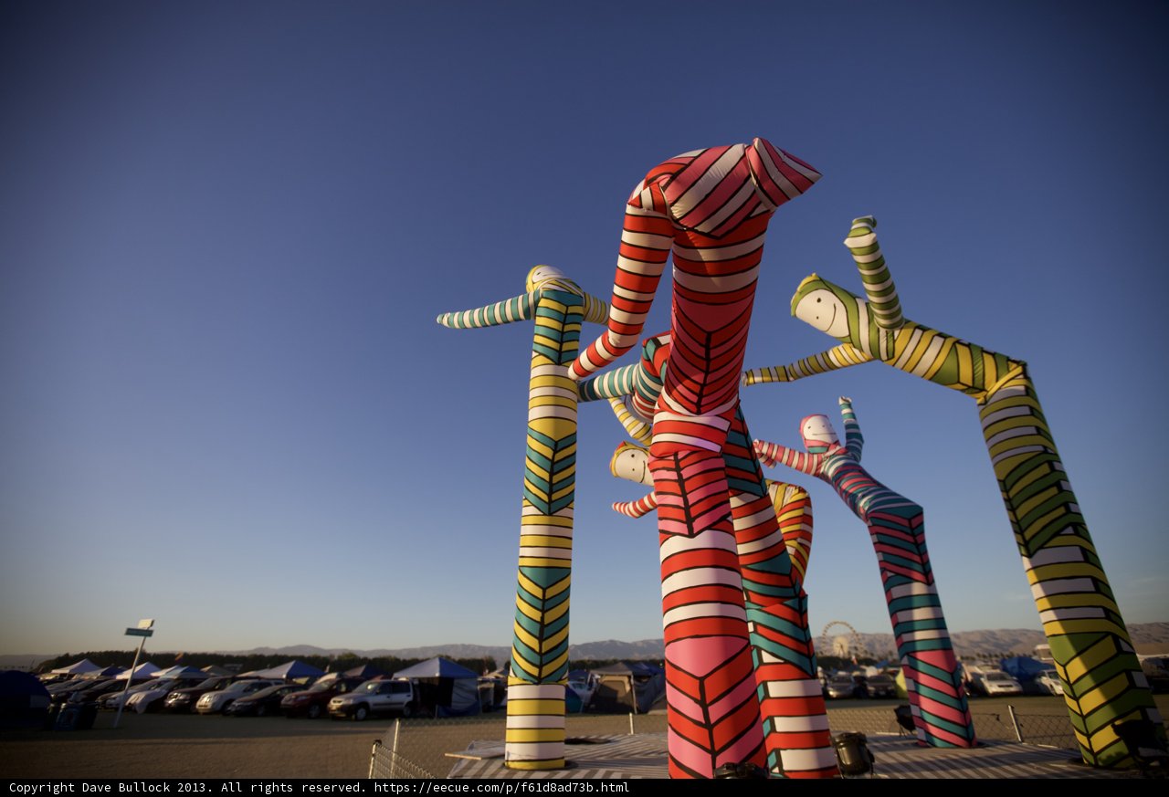 Colorful Sculptures on Display at Coachella