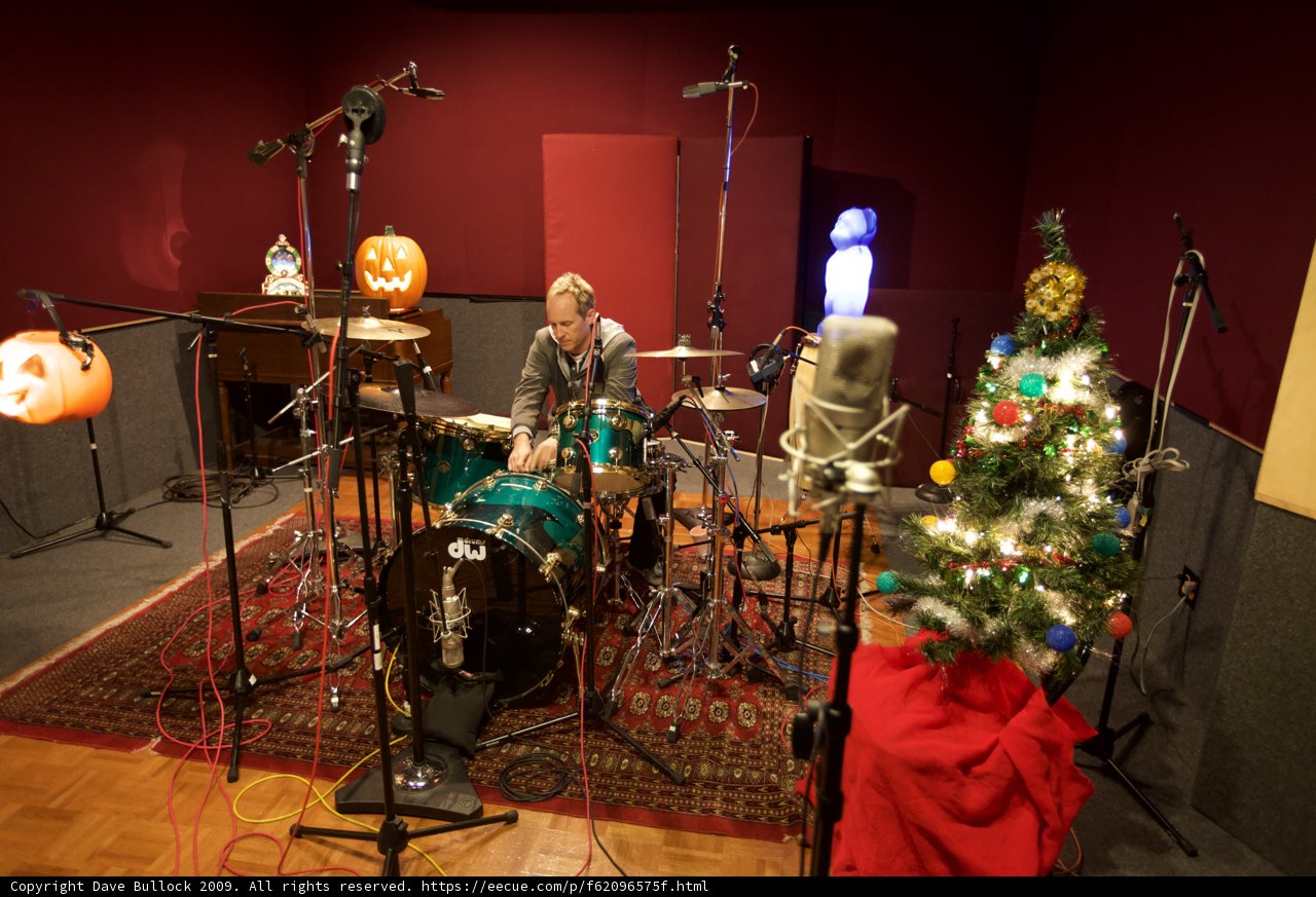 Drumming to Christmas Tunes