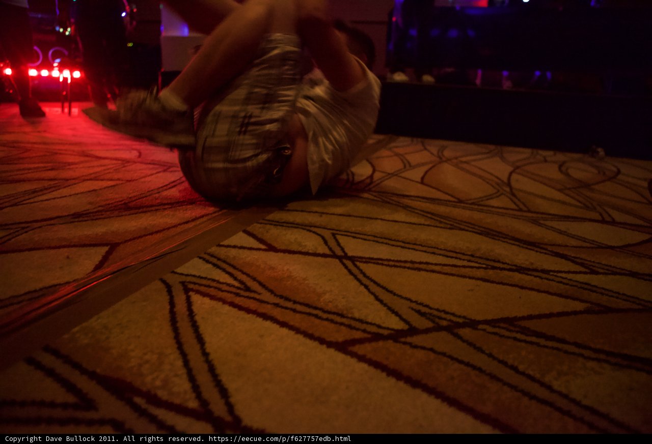 Light Reflections on the Club Floor