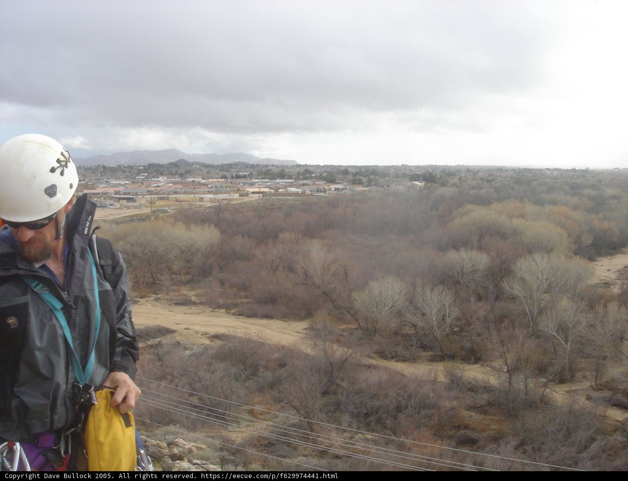 Adventurous Hiker Equipped with Hardhat