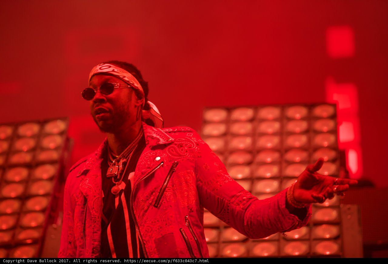 The Red-Hot 2 Chainz on Stage at Coachella