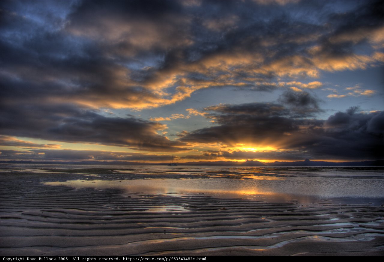Fiery Skies at Dusk
