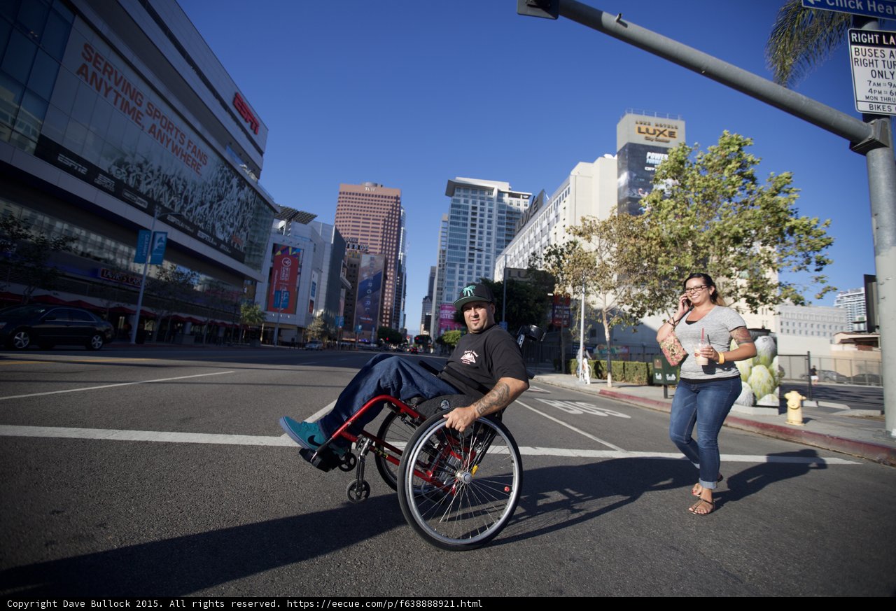 Wheelchair Portrait Downtown LA