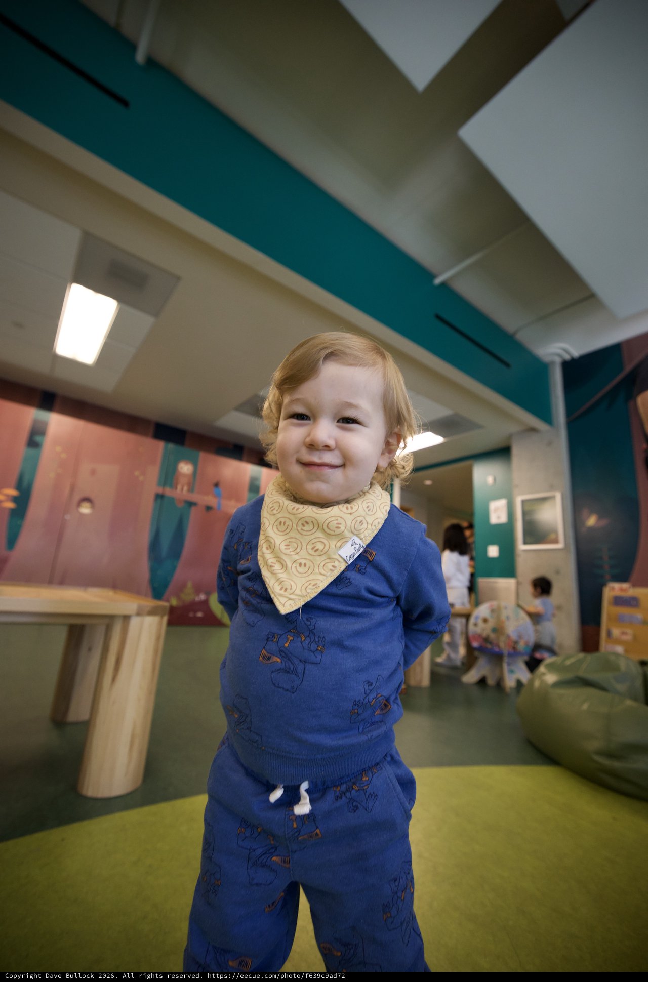 Joyful Toddler at Indoor Play Space