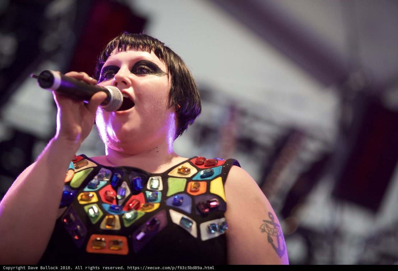 Rocking Coachella: Beth Ditto's Tattooed Performance