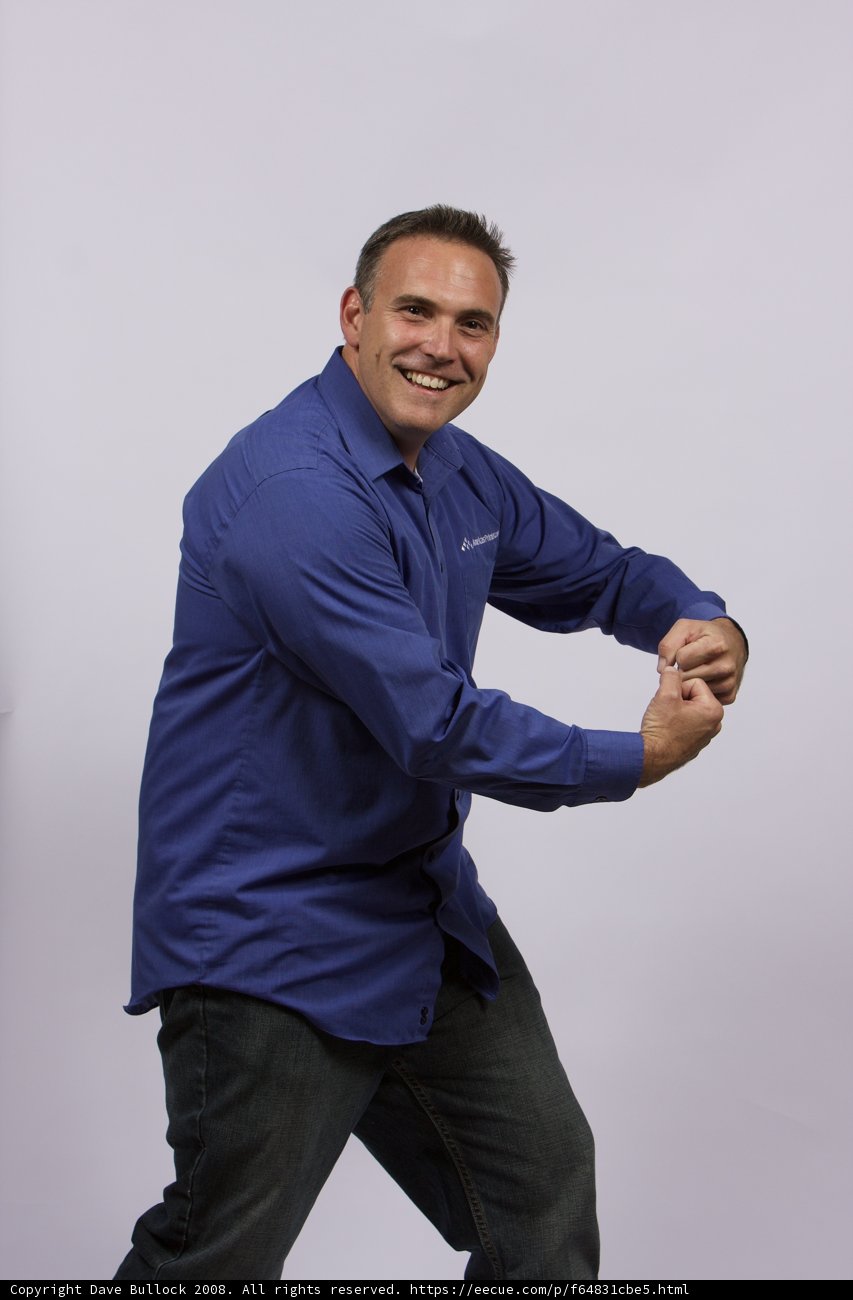 Blue Shirt, Happy Smile