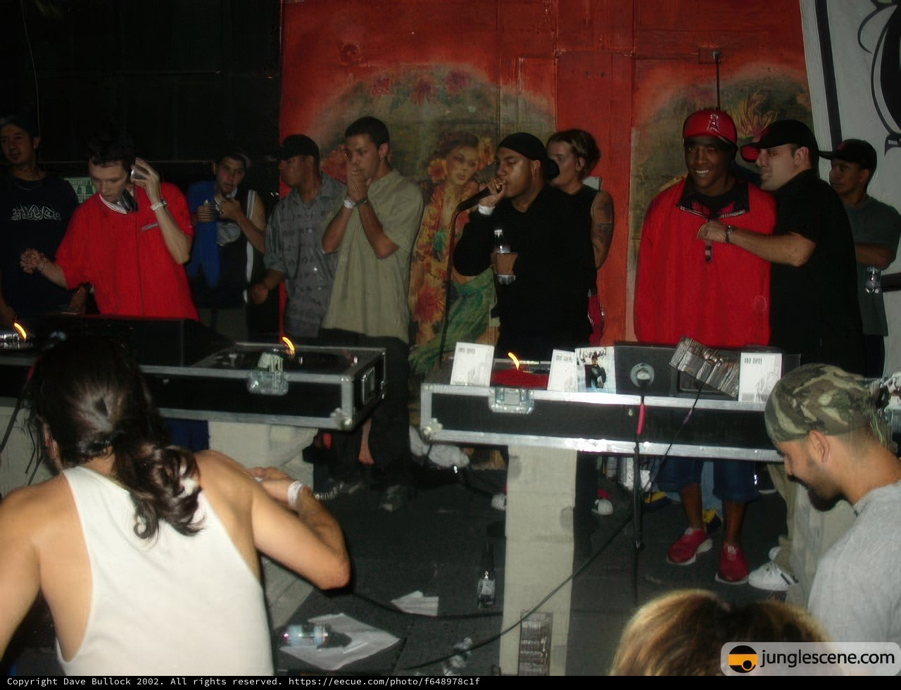 Electronic Music Performance at Night Club