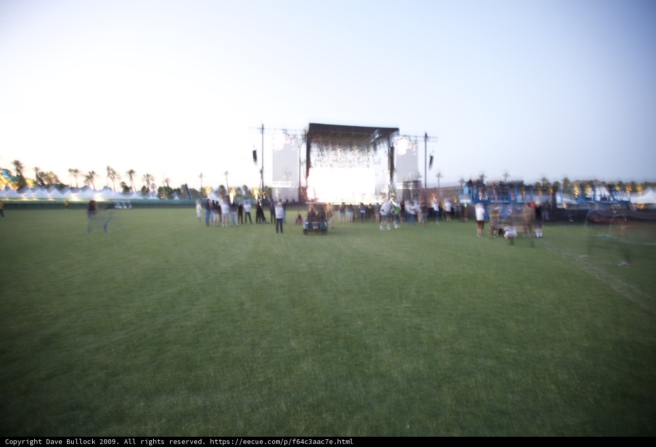 Coachella 2009 Crowd on the Grass Field