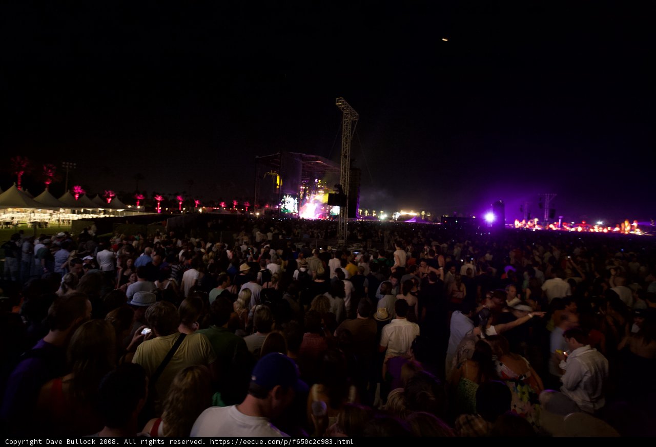 Nighttime Festivities at Coachella 2008